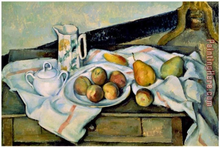 Paul Cezanne Still Life of Peaches And Pears